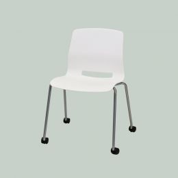 Four Legs Chair with Casters
